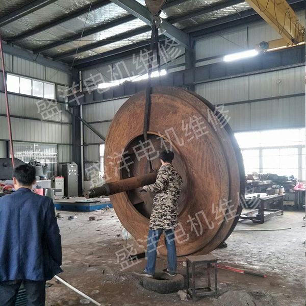 亳州风机维修现场