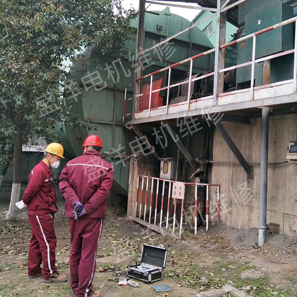 亳州风机维修现场